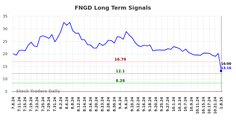 FNGD Long Term Analysis for January 9 2025