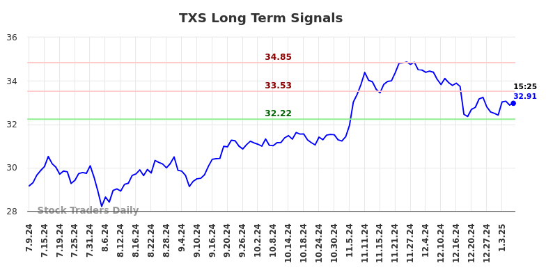 TXS Long Term Analysis for January 9 2025