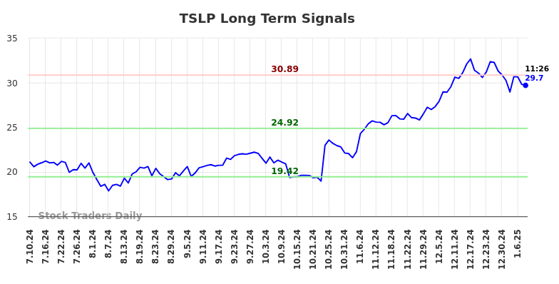 TSLP Long Term Analysis for January 10 2025