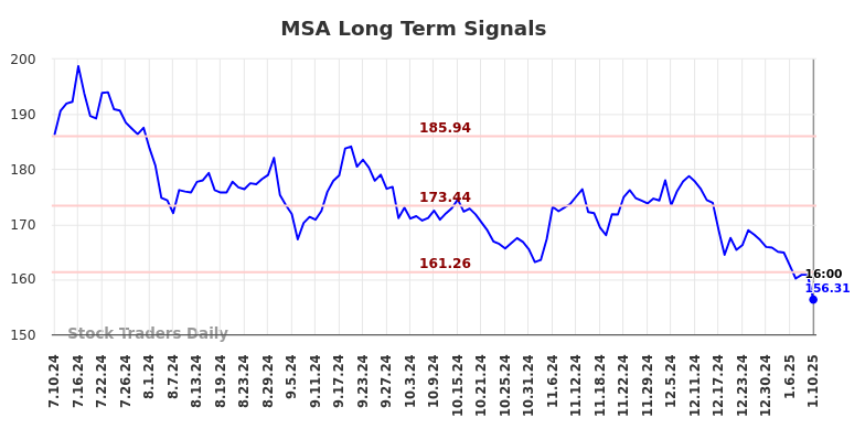 MSA Long Term Analysis for January 11 2025