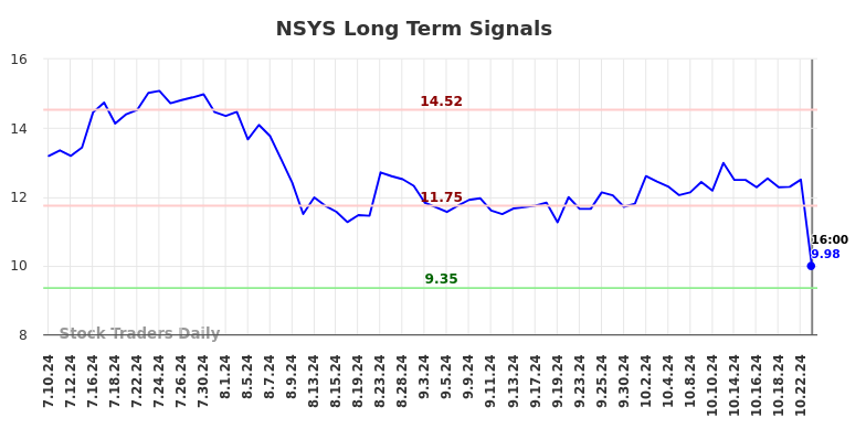 NSYS Long Term Analysis for January 11 2025