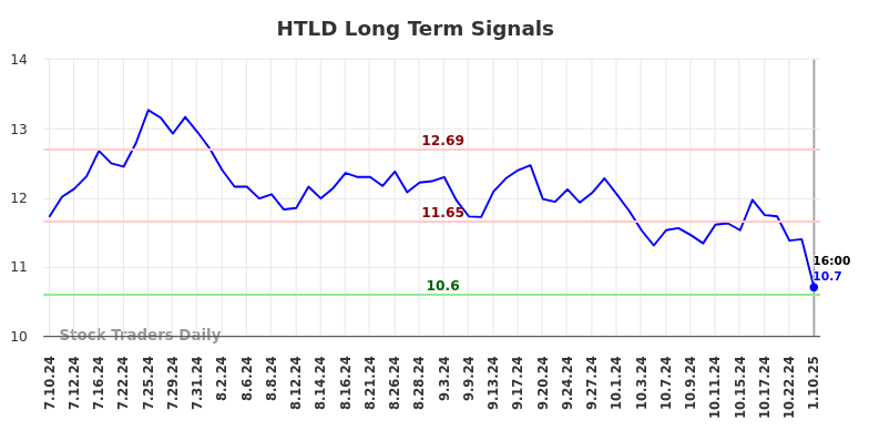 HTLD Long Term Analysis for January 12 2025