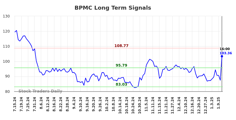 BPMC Long Term Analysis for January 13 2025