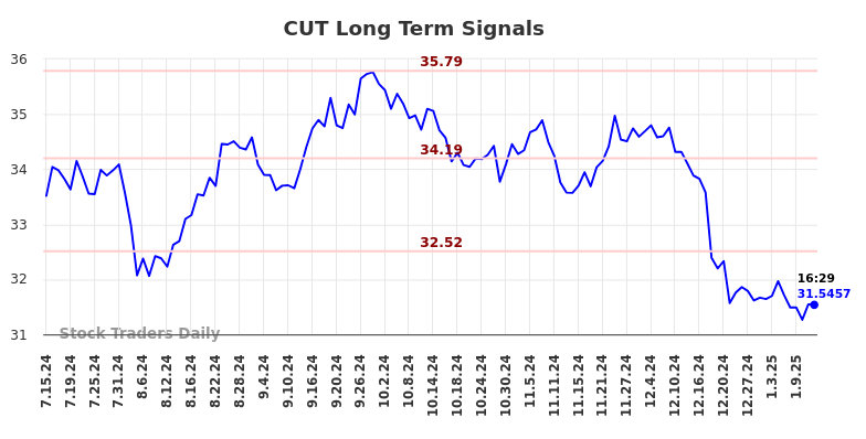 CUT Long Term Analysis for January 14 2025