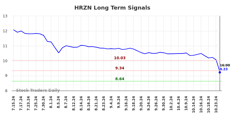 HRZN Long Term Analysis for January 15 2025