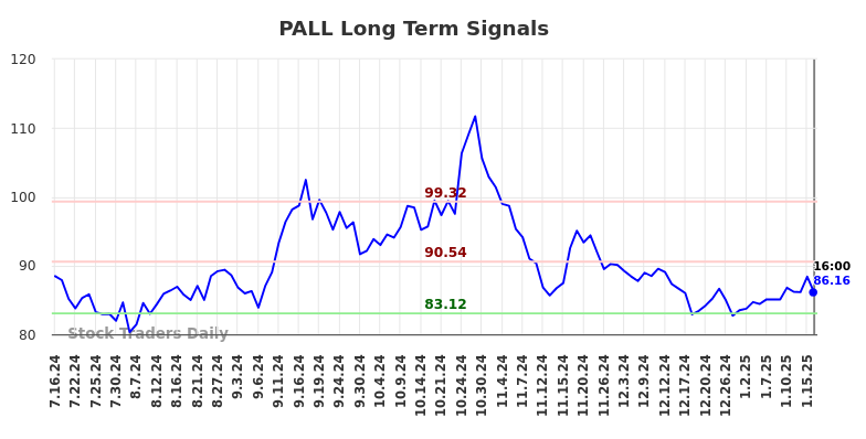 PALL Long Term Analysis for January 17 2025