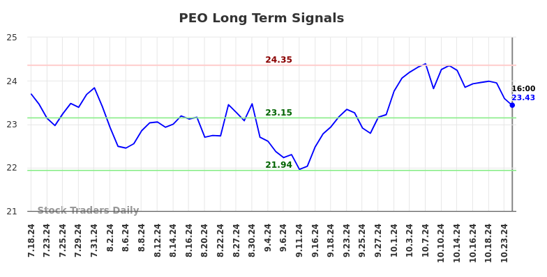 PEO Long Term Analysis for January 17 2025