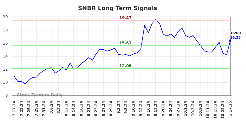 SNBR Long Term Analysis for January 17 2025