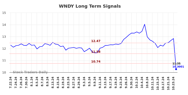 WNDY Long Term Analysis for January 21 2025