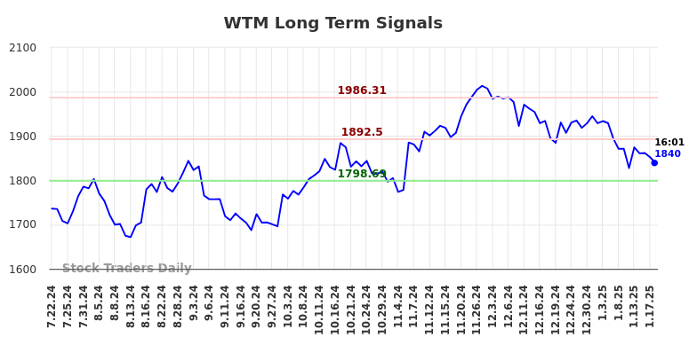 WTM Long Term Analysis for January 22 2025