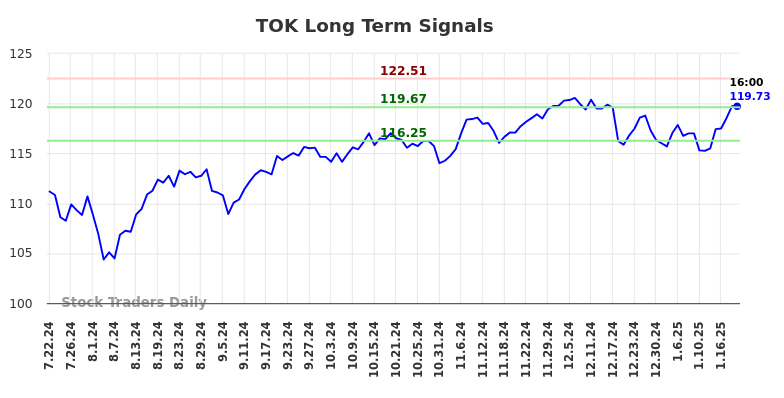 TOK Long Term Analysis for January 22 2025