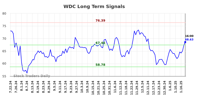 WDC Long Term Analysis for January 22 2025