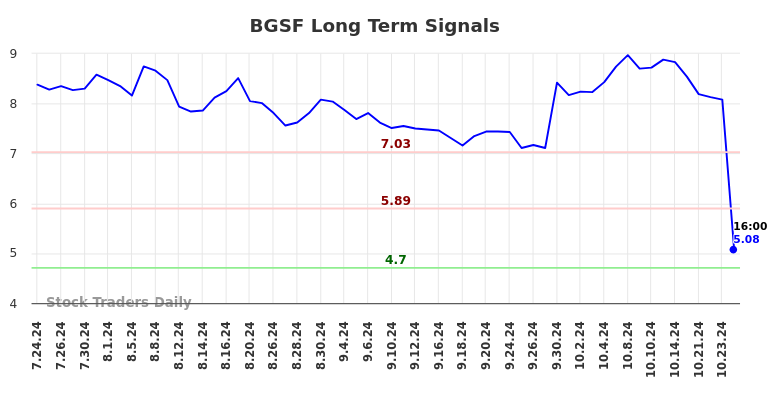 BGSF Long Term Analysis for January 24 2025