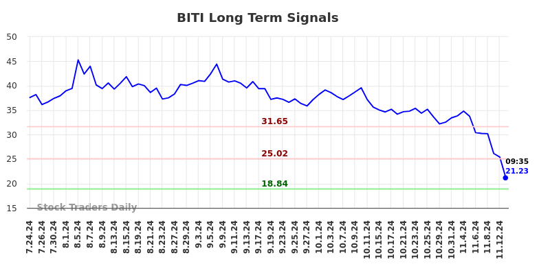 BITI Long Term Analysis for January 24 2025