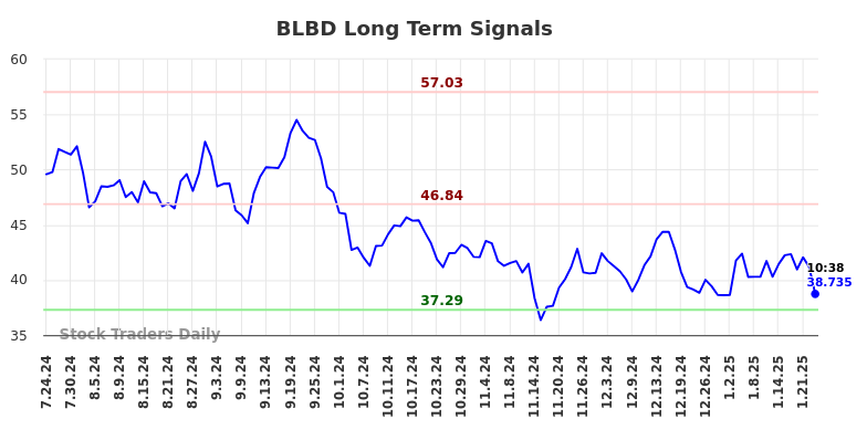 BLBD Long Term Analysis for January 24 2025