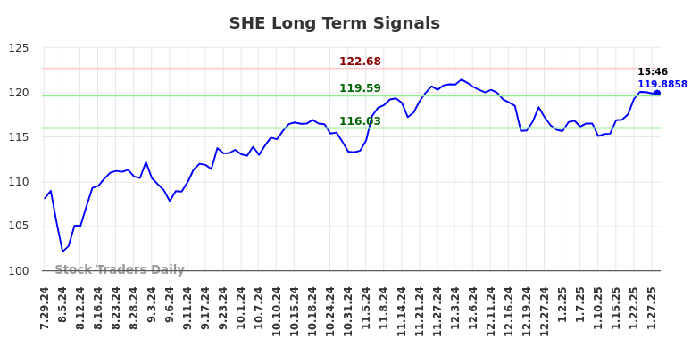 SHE Long Term Analysis for January 28 2025