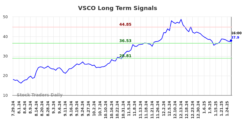 VSCO Long Term Analysis for January 29 2025