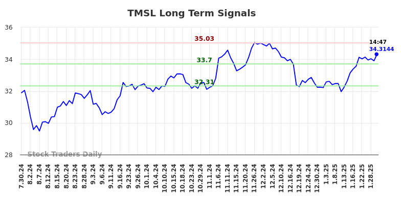 TMSL Long Term Analysis for January 30 2025