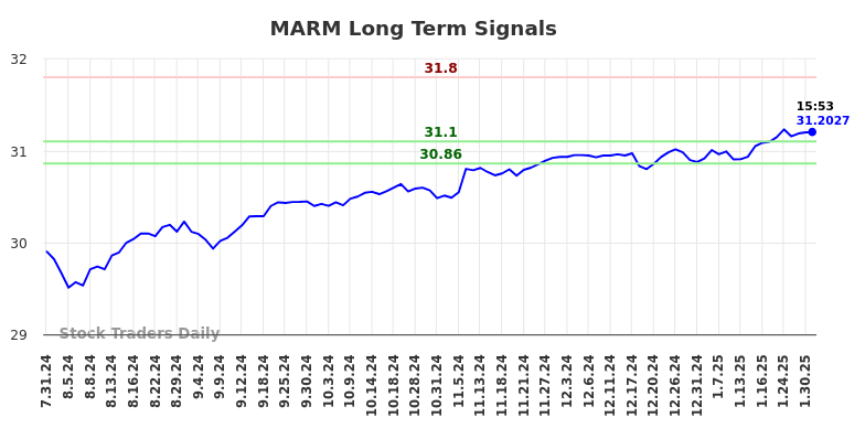 MARM Long Term Analysis for January 31 2025