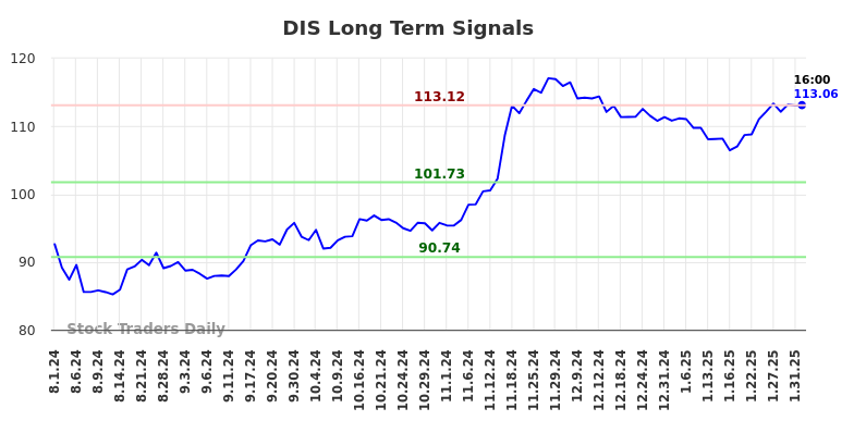 DIS Long Term Analysis for February 2 2025