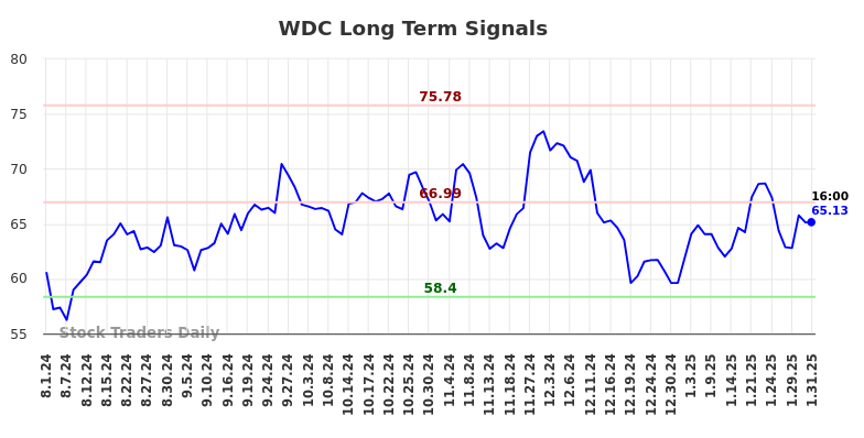 WDC Long Term Analysis for February 2 2025