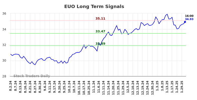 EUO Long Term Analysis for February 2 2025