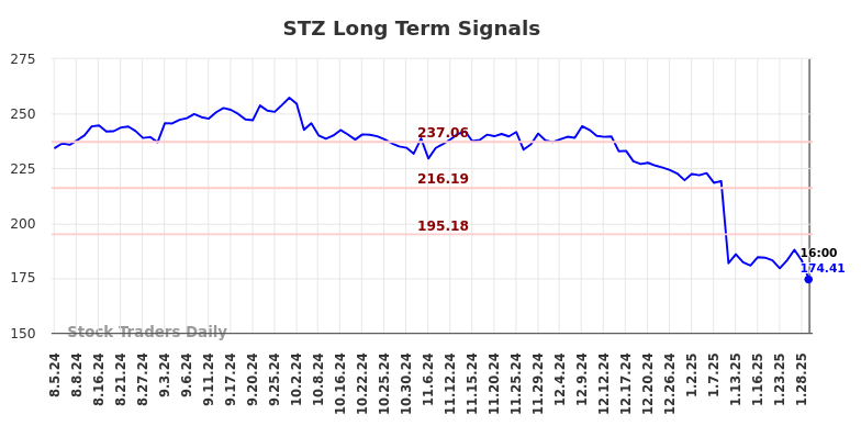 STZ Long Term Analysis for February 3 2025