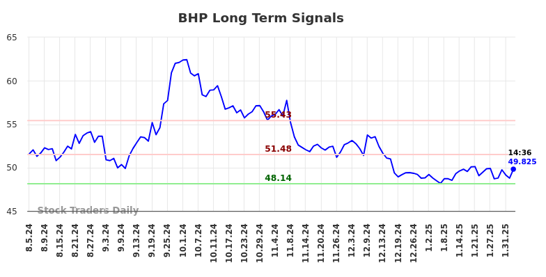 BHP Long Term Analysis for February 4 2025