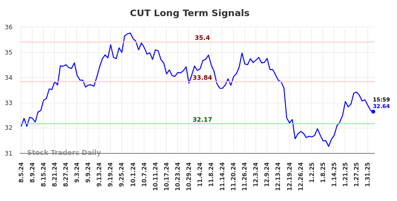 CUT Long Term Analysis for February 5 2025