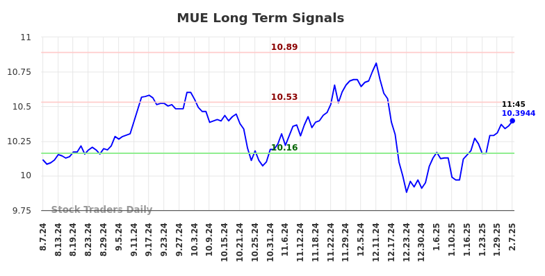 MUE Long Term Analysis for February 7 2025