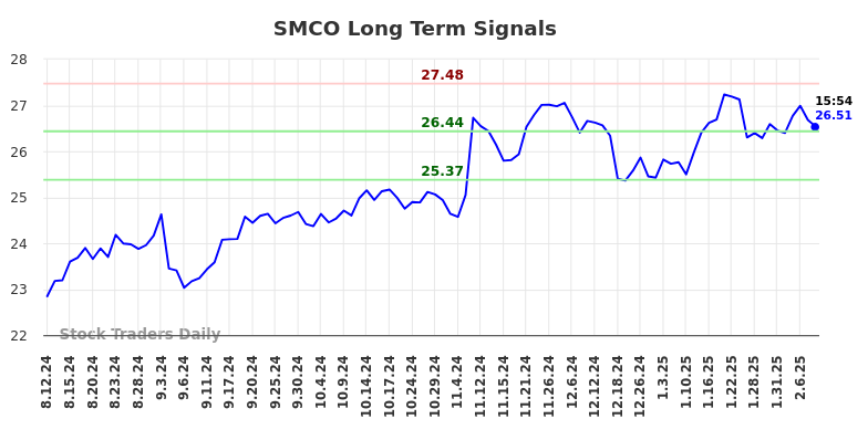 SMCO Long Term Analysis for February 12 2025