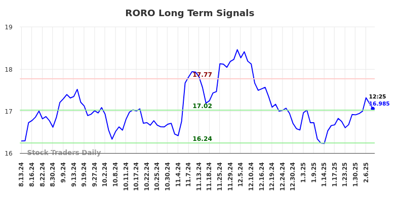 RORO Long Term Analysis for February 13 2025