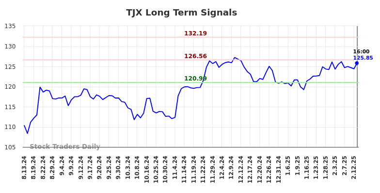 TJX Long Term Analysis for February 14 2025 TJX Long Term Analysis for February 14 2025