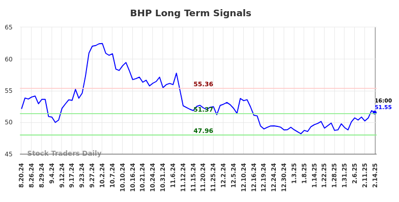 BHP Long Term Analysis for February 15 2025