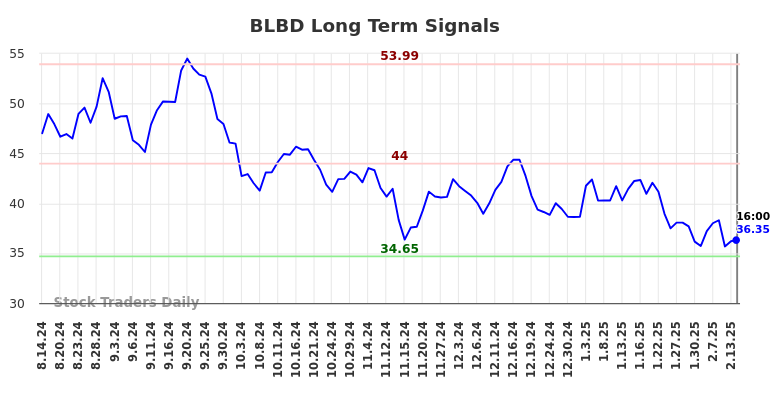 BLBD Long Term Analysis for February 15 2025