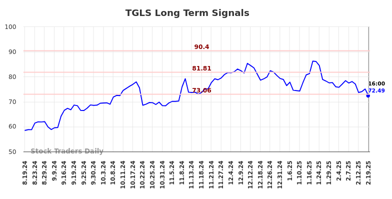 TGLS Long Term Analysis for February 19 2025