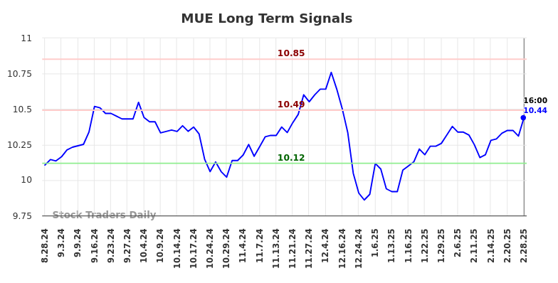 MUE Long Term Analysis for February 28 2025 MUE Long Term Analysis for February 28 2025