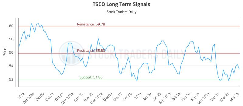 TSCO Long Term Analysis for March 29 2025