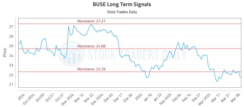BUSE Long Term Analysis for March 29 2025