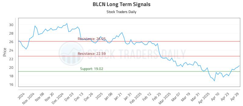 BLCN Long Term Analysis for April 30 2025