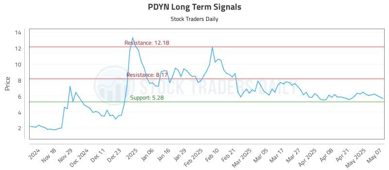 PDYN Long Term Analysis for May 8 2025 PDYN Long Term Analysis for May 8 2025