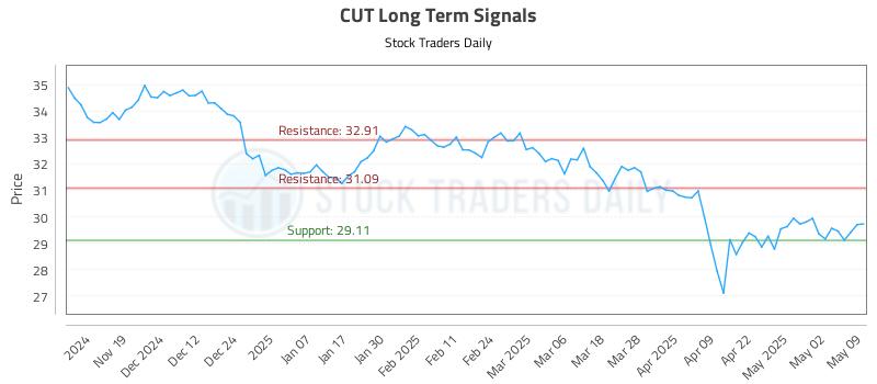 CUT Long Term Analysis for May 11 2025 CUT Long Term Analysis for May 11 2025