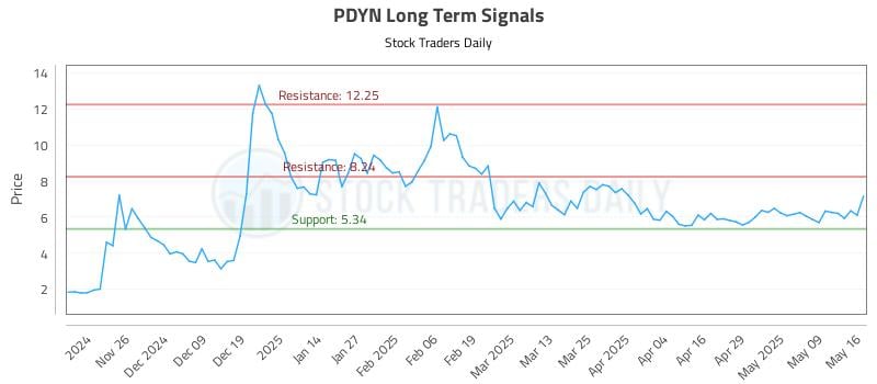 PDYN Long Term Analysis for May 18 2025 PDYN Long Term Analysis for May 18 2025