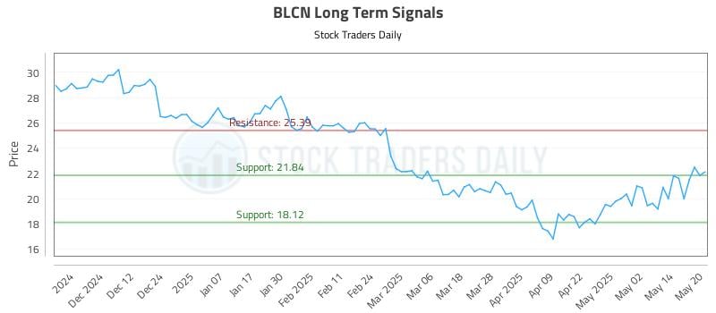 BLCN Long Term Analysis for May 21 2025 BLCN Long Term Analysis for May 21 2025