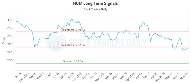 HUM Long Term Analysis for May 30 2025 HUM Long Term Analysis for May 30 2025