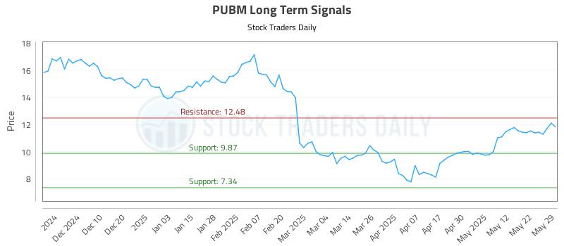 PUBM Long Term Analysis for May 30 2025 PUBM Long Term Analysis for May 30 2025