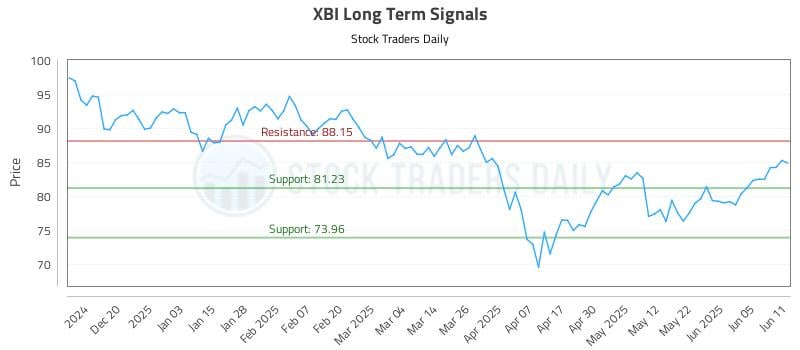 XBI Long Term Analysis for June 11 2025 XBI Long Term Analysis for June 11 2025