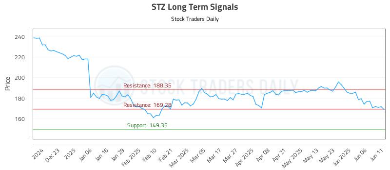 STZ Long Term Analysis for June 12 2025 STZ Long Term Analysis for June 12 2025