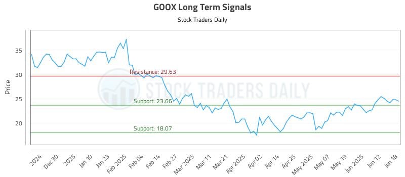 GOOX Long Term Analysis for June 19 2025