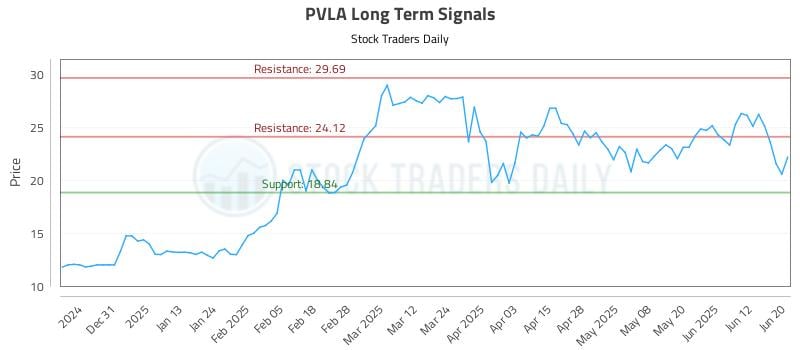 PVLA Long Term Analysis for June 21 2025 PVLA Long Term Analysis for June 21 2025